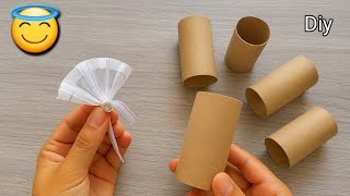 ¿Cómo hacer un adorable ángel navideño en 20 minutos? Idea de decoración navideña.