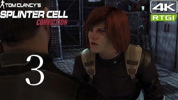 Splinter Cell Conviction [4K] Walkthrough & RTGI Part 3 | Price Airfield (Realistic)