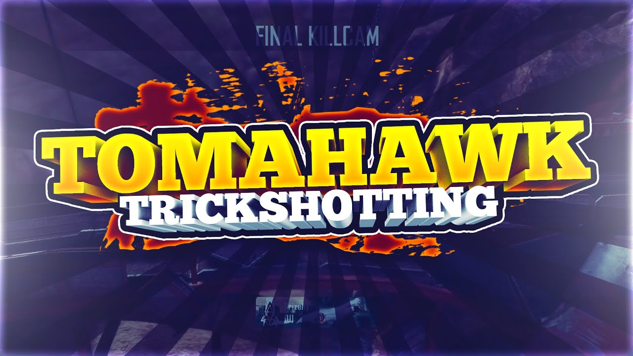 HITTING TRICKSHOTS WITH A TOMAHAWK!