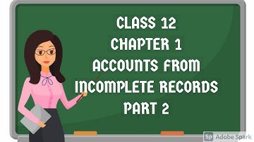 12th accountancy chapter 1 accounts from incomplete records in tamil / single entry system in tamil