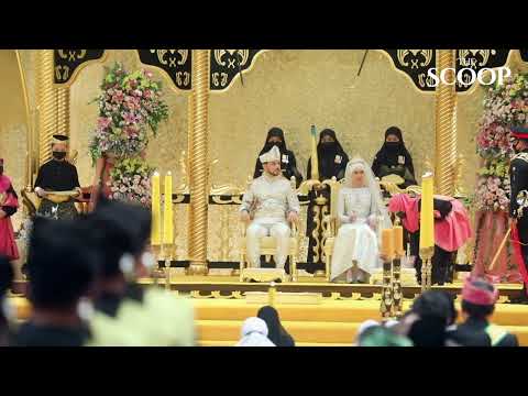 Royal wedding: Bersanding ceremony for Brunei's Princess Fadzilah