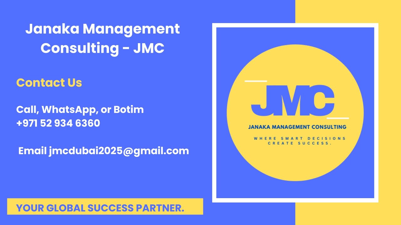 Janaka Management Consulting - JMC -Global Recruitment & Partnership Program 