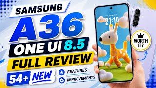 Samsung A36 5G One UI 8.5 Android 16 Update Full Review 54+ New Features & Improvements