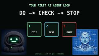 Your First AI Agent Loop: Do, Check, Repeat, Stop — AGENTS RUN MY STARTUP EP38