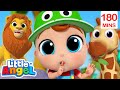 Which animals are loud or quiet bingo and baby john  little angel nursery rhymes and kids songs