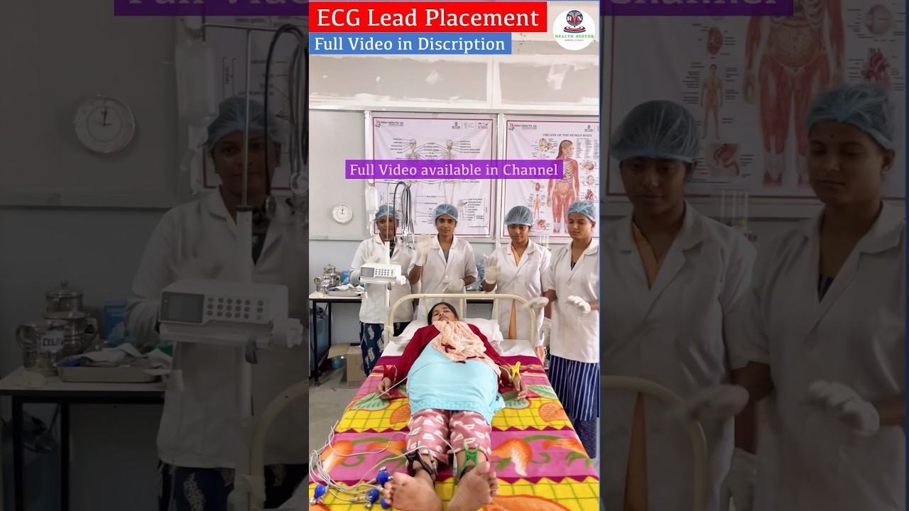ECG Lead Placement | How to Take ECG | Health Sector 