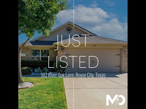 1112 River Oak Lane, Royse City, TX home video tour