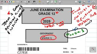 Geography P1 June 2025 Gauteng Paper Revision and Exam Readiness Scope.