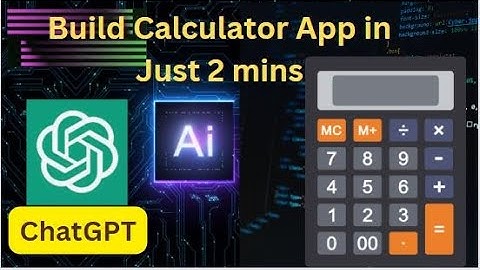 How to Build a Calculator App in Just 2 Minutes using ChatGPT #openai #chatgpt #ai #html #css #js