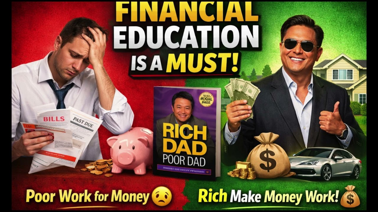 Rich Dad Poor Dad Lesson 2 Part-1 | Financial Education is a Must 💰