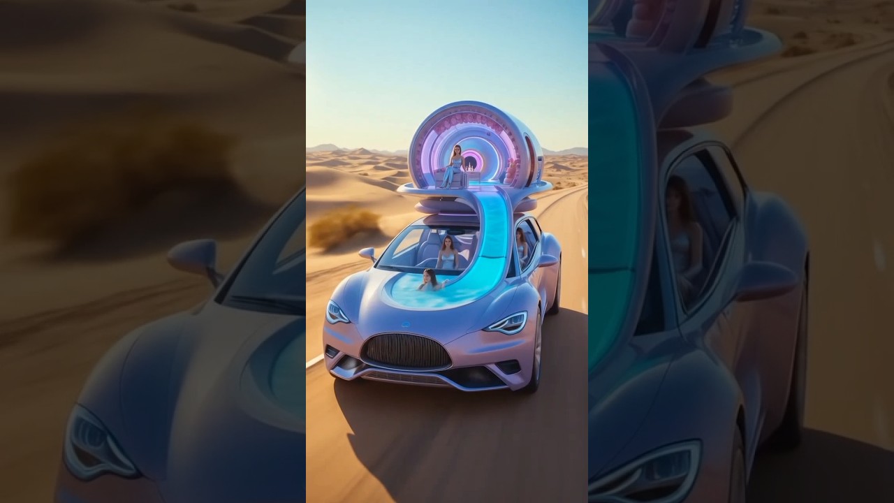 "Insane Luxury Cars with Rooftop Pools & Glass Lounges – Futuristic Driving Like Never Before! 🚗💦✨"