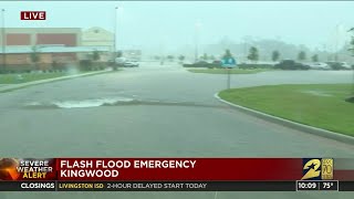 Severe flooding in Kingwood