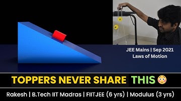 JEE Mains 2021 | LOM Trick to Solve in 30 Seconds! | Laws of Motion Shortcut 🚀