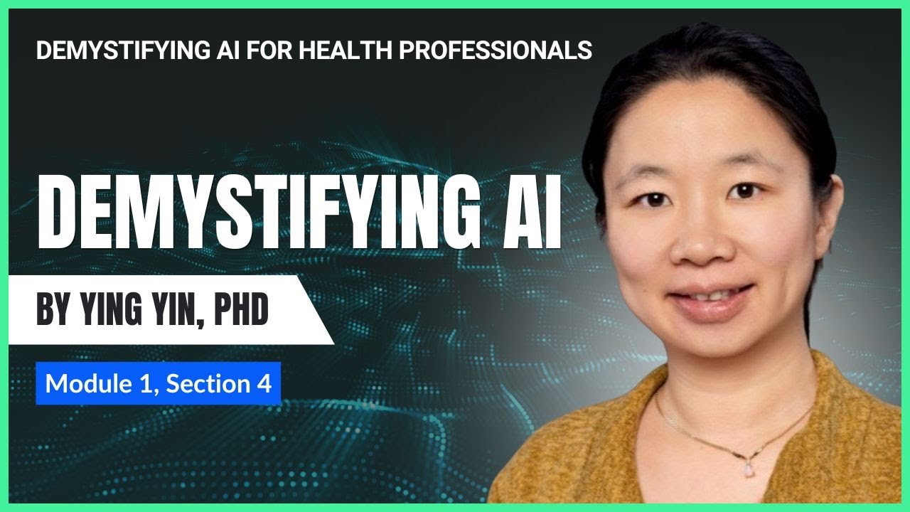 Yin Algorithm Simple Module 1, Section 4: Demystifying AI | Ying Yin, PhD - YouTube