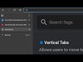 Enable Microsoft Edge Vertical Tabs