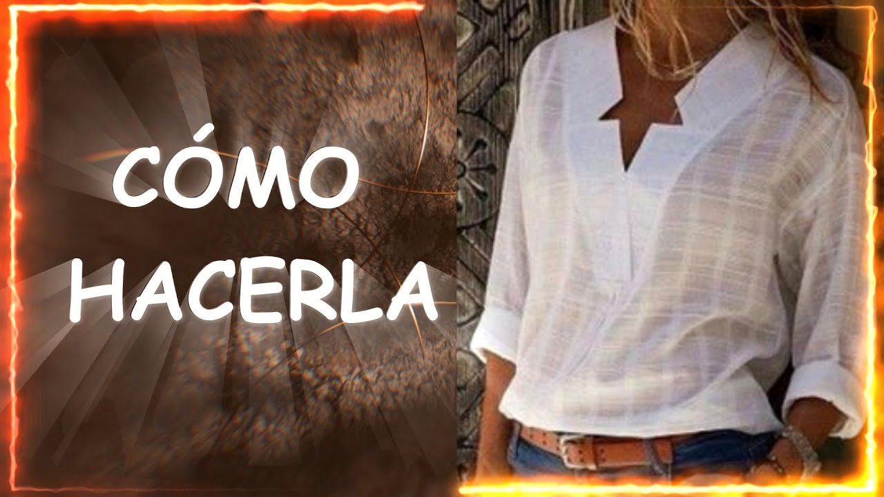 CÓMO CONFECCIONAR LA BLUSA CON ESCOTE ESTRELLA 🌟 ✨️