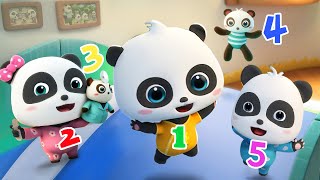 Five Little Pandas | Baby Panda Family | Nursery Rhymes & Kids Song | Baby Panda