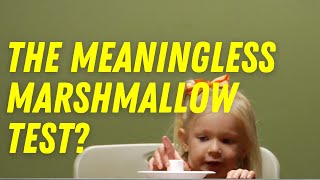Why the Mighty Marshmallow Test CAN'T Predict Your Future