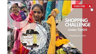 Shopping under ₹1000// creating an outfit// being Keerthana