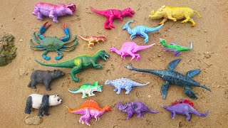 Dinosaurs Jurassic World Dominion:T Rex, Huggy Wuggy, Mosasaurus, Giganotosaurus, Animal Revolt