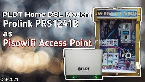 PROLiNK PRS1241B as Access Point | Disabling Modem DHCP Server