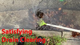 Clearing Storm Drains Around my House to Prepare for Hurricane