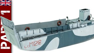 Details British LCM 3 Landing Craft Mechanised - building and painting (Trumpeter 1/35 scale model) Update