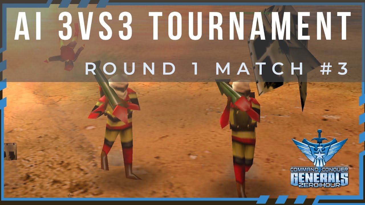 3vs3 - 50K - AI Tournament - Round 1 match #3 [C&C Generals Zero Hour ...