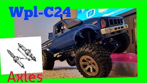 WPL-C24 Titanium axles.