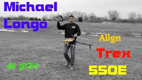 Align Trex 550E flown by Michael Longo