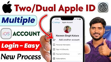 How To Use Multiple Apple ID on Same iPhone | How To Use Two Apple IDs in One iPhone