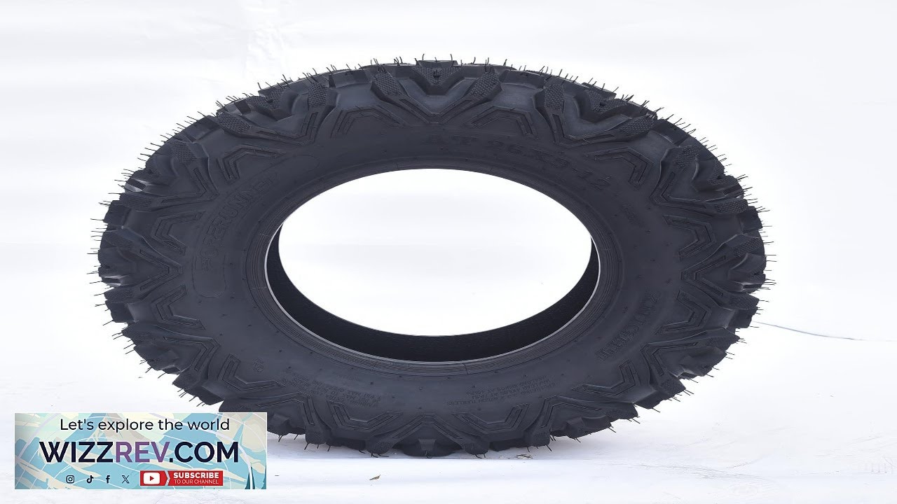 Комплект из 2 бескамерных шин Garvee для квадроциклов и бездорожья, 6PR, с протектором.