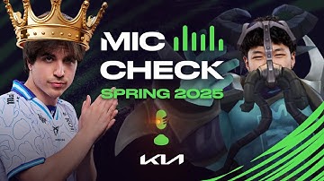 "Kassadin is free bro!" | Kia Mic Check | 2025 LEC Spring Finals
