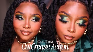 Shimmer Green Eyeshadow | Makeup Tutorial | Ariel Black