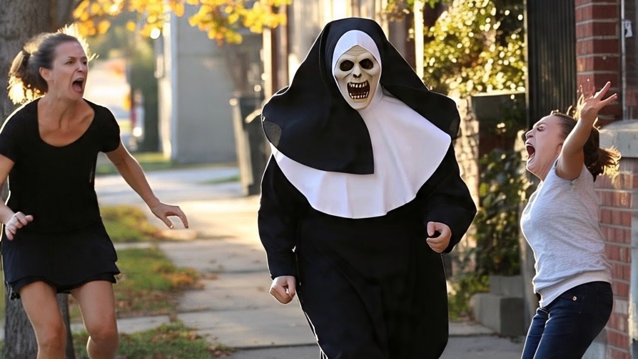 #thenun  A Freira assustando pessoas - Pegadinha