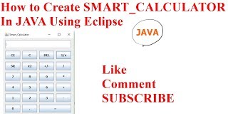 how to create calculator in java