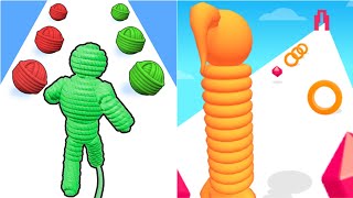 Looking good 🎖️🥈 Rope man Run Vs Long neck run Android ios gameplay adventure walkthrough max 🥈🎖️🔥🔥 screenshot 3