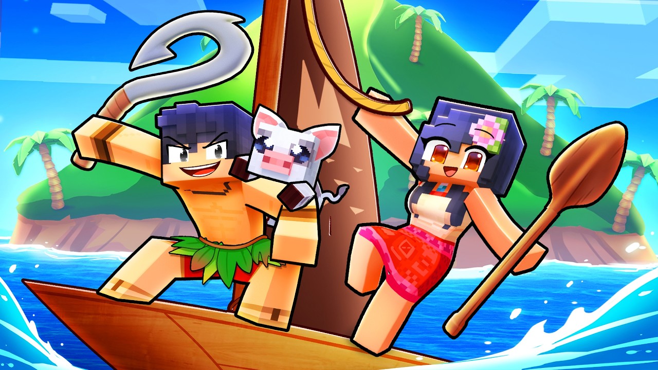 Reborn as MOANA in Minecraft!