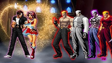 [Mugen KOF] Kyo SL VS Ryuji Yamazaki Team