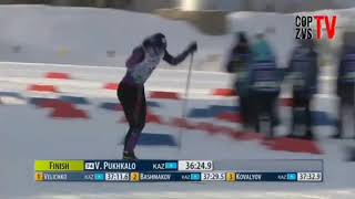 Виталий Пухкало (Костанай) - Чемпион 1 тура Казахстана по лыжным гонкам (ноябрь 2020)