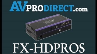 SmartAVI FX-HDPro, Simple Fiber Optics Extension A/V Solutions With FiberXtend Series