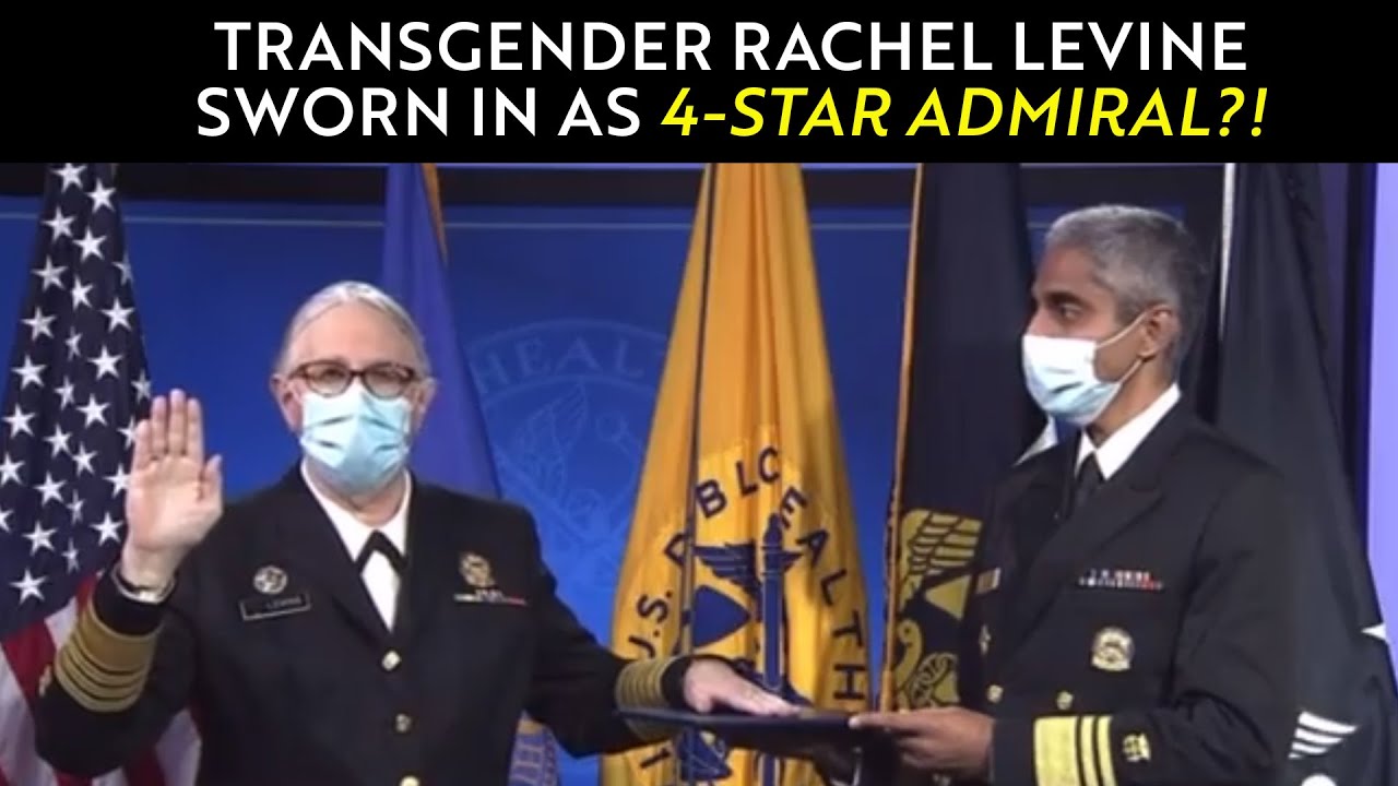 Transgender Rachel Levine Gives Cringeworthy Speech After Being Promoted By Biden To 4 Star Admiral