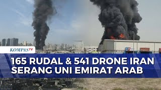 165 Rudal dan 541 Drone Iran Serang UEA: 3 Orang Tewas, Gudang Terbakar hingga Bandara Qatar Ditutup