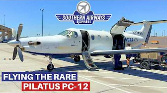 SOUTHERN AIRWAYS EXPRESS PILATUS PC-12 | Phoenix - Imperial | Flight Review