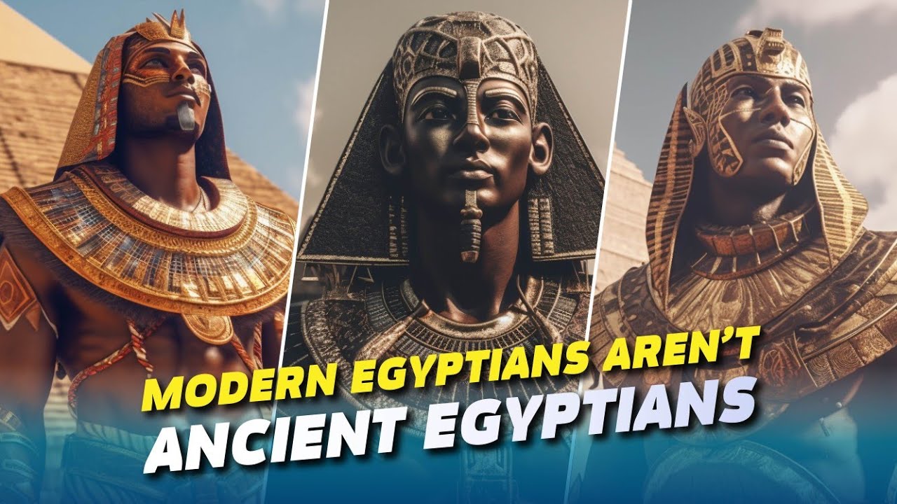 ⁣Modern Egyptians are NOT the Ancient Egyptians