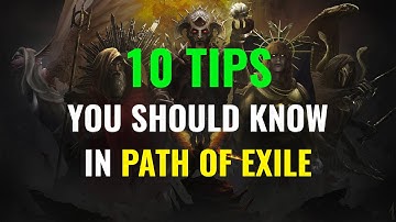 10 Tips you should know to be good in Path of Exile!