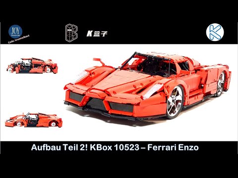 4301 деталей | Ferrari Enzo | Конструктор Technic | 10523 KBOX | Совместим с лего | Lego Феррари Энзо Суперкар Большой, видео 2