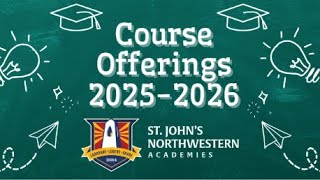 2025-2026 SJN Course Offerings