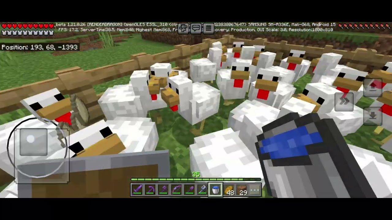 A normal day in minecraft D world gameplay video ☺️😊😎 