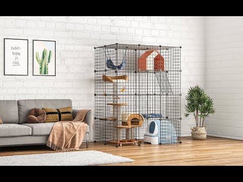 How to build a 2x3x4 cat cage !!!